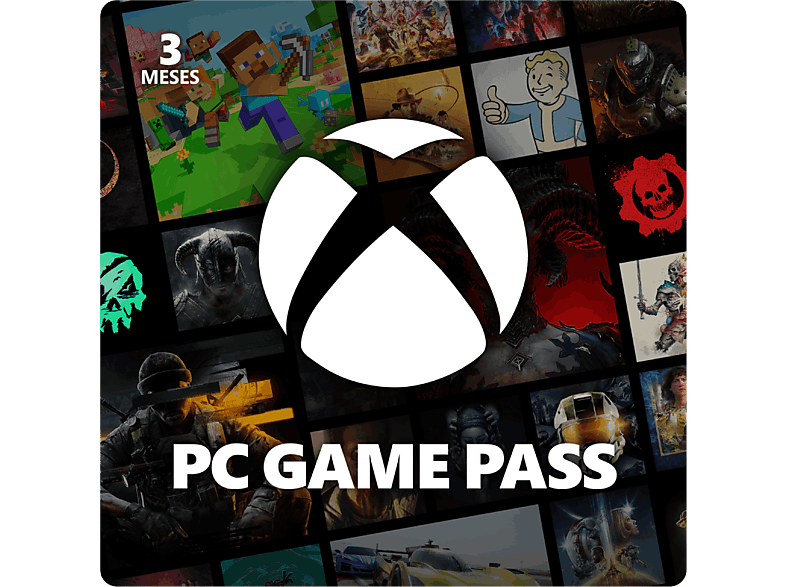 Tarjeta - Microsoft Xbox Game Pass PC, Suscripción de 3 Meses (Código descarga)