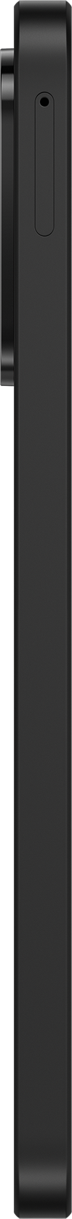 Egy fekete, függőleges, téglalap alakú power bank USB porttal.
