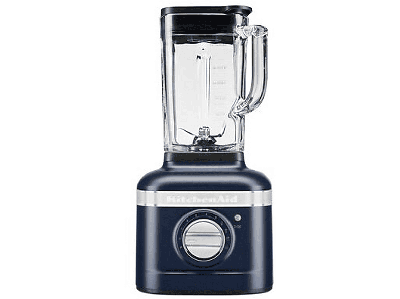 FRULLATORE KITCHENAID 5KSB4026EIB, Potenza 1200 W, Caraffa da 1.4 l, 5 velocità, Vetro, Asimmetrica in acciaio inox, ink blue