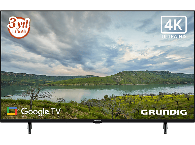 GRUNDIG 50GJU 7500 B 50 inç 126 Ekran Uydu Alıcılı Google Smart 4K Ultra HD LED TV