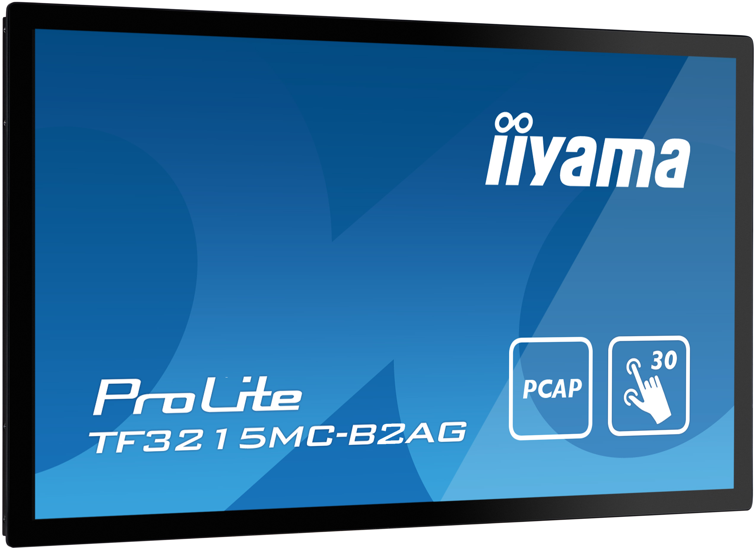 Ein ProLite TF3215MC-B2AG Touchscreen-Monitor mit iiyama-Logo.