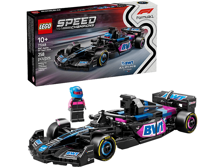 Klocki LEGO Speed Champions Bolid F1 BWT Alpine Team A524 (77248) Wielokolorowy