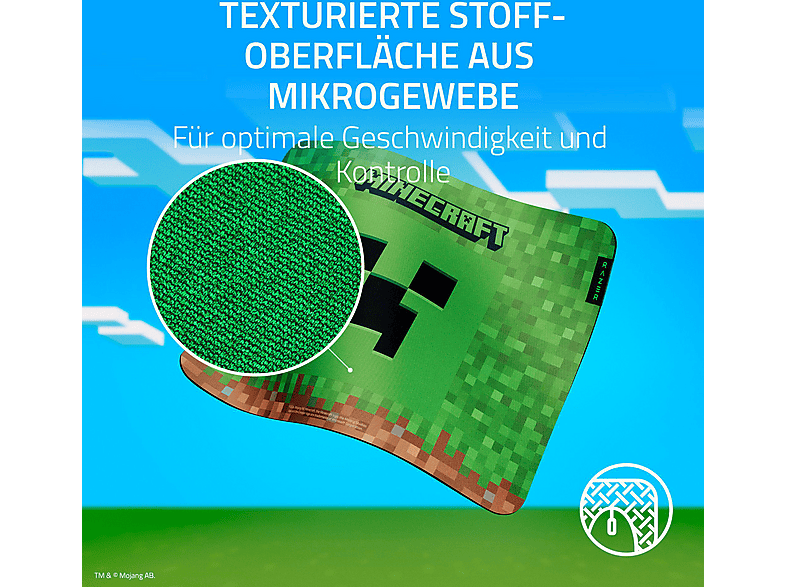 Thumbnail - RAZER Gigantus V2 Minecraft Edition Gaming-Mauspad (275 mm x 360 mm)