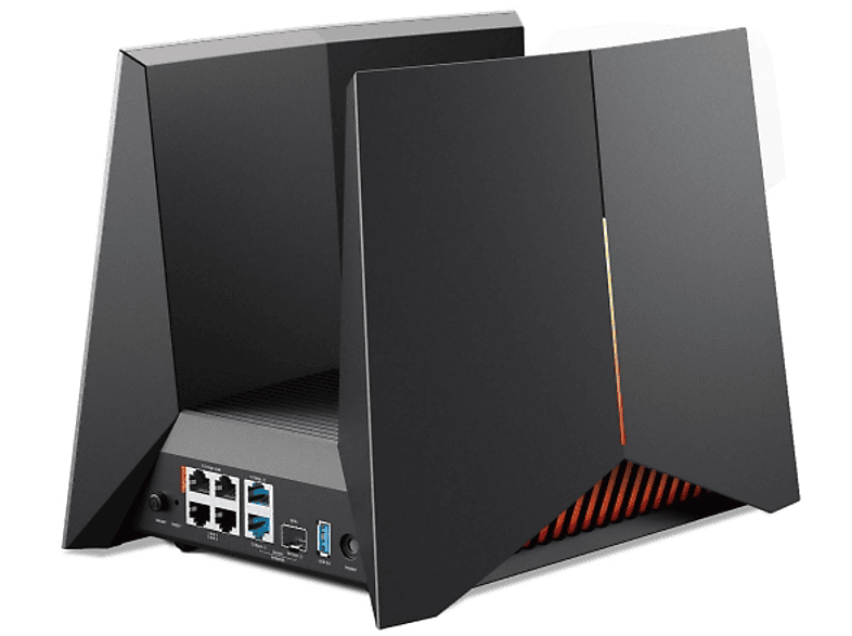 TP-LINK Archer GE800 Tri-Band Wi-Fi 7 Gaming Router, Wi-Fi 7 (802.11be), Tri-Band (2,4 GHz/5 GHz/6 GHz), Ethernet/LAN, Schwarz; Tabletop-Router — Foto 2 von 2