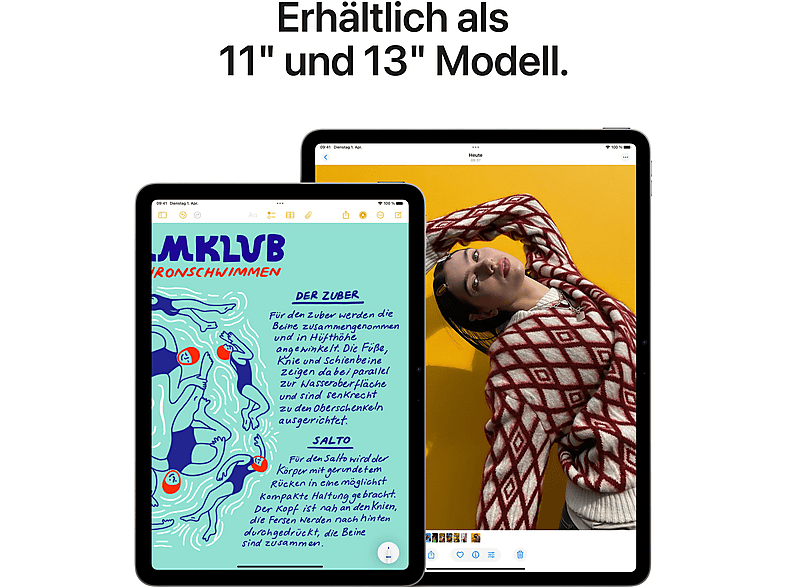 Apple 11" iPad Air 2025 - 128 GB - Wi-Fi - mit M3 Chip: Apple Intelligence, Liquid Retina Display, 128 GB, 12 MP Frontkamera/Rückkamera, WLAN 6E, Touch ID, Batterie für den ganzen Tag - Bild 10