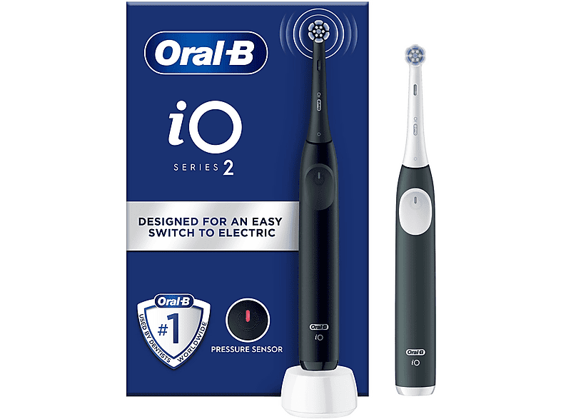 ORAL B iO 2 Serisi Şarjlı Diş Fırçası 2'li Avantaj Paketi Siyah/Yeşil