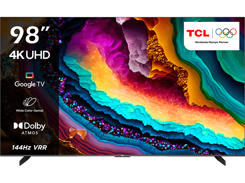 TCL 98P755 98 inç 249 Ekran Uydu Alıcılı 4K 144HZ LED Google TV