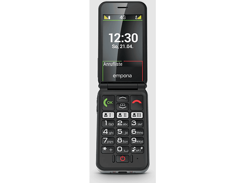 Emporia SIMPLICITYglam.4G 7,11 cm (2.8") 106 g Bianco Telefono per anziani
