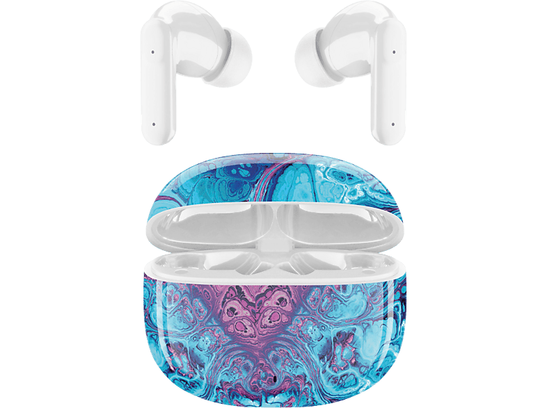 CELLULARLINE Music Sound Fancy TWS Silikon Bluetooth Kulak İçi Kulaklık Mavi Dalgalar