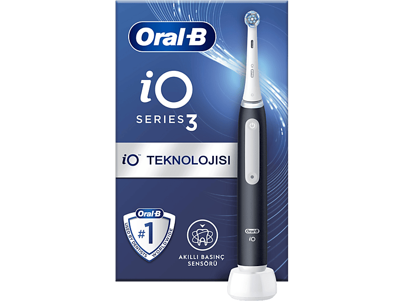 ORAL B IO 3 Serisi Şarjlı Diş Fırçası Siyah