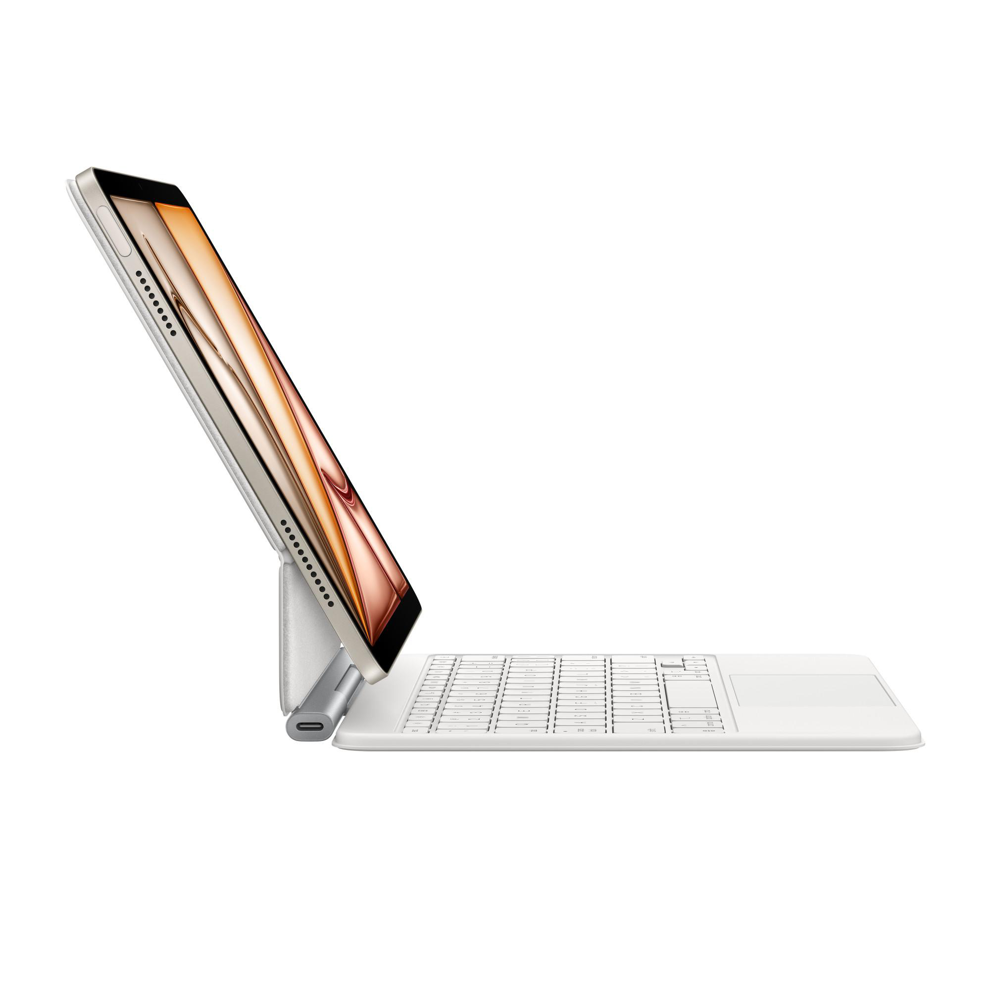 APPLE Magic für 13" iPad Air (M3), 13" iPad Air (M2), Keyboard, kabelgebunden, White