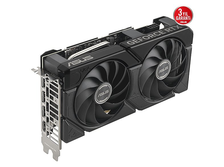 ASUS Dual RTX4060TI O8G EVO 8GB GDDR6 128bit OC 2595MHz Ekran
