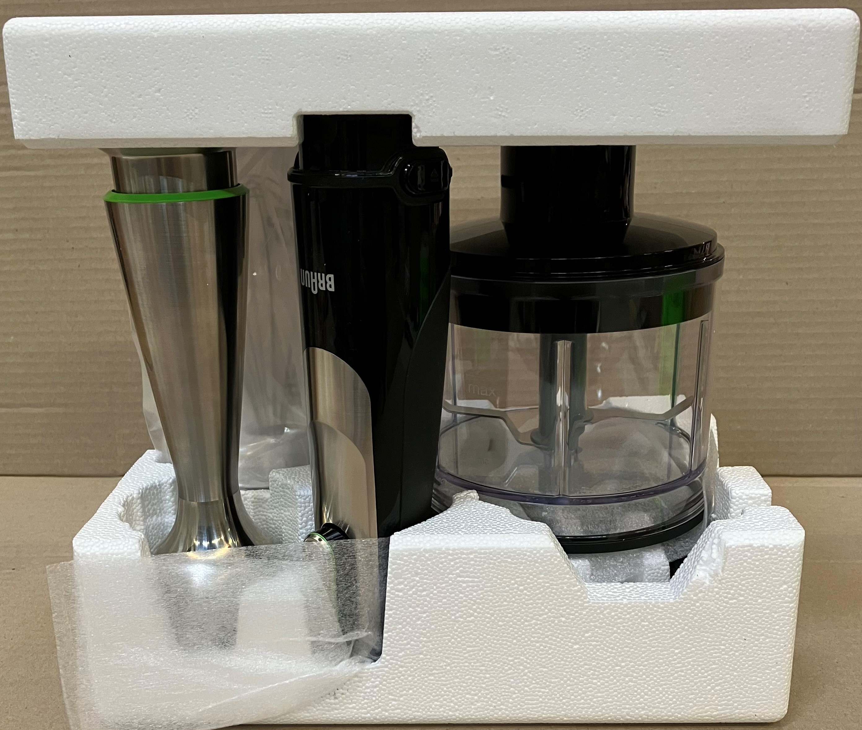 OUTLET- Blender ręczy BRAUN MQ9135XI MultiQuick 9 Czarno-srebrny