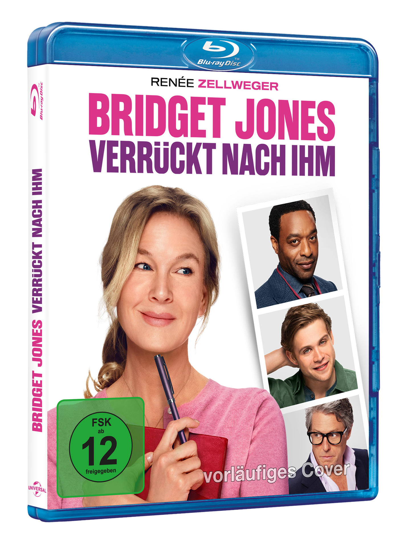 DVD-Cover von 'Bridget Jones - Verrückt nach ihm' mit Renée Zellweger und weiteren Schauspielern.