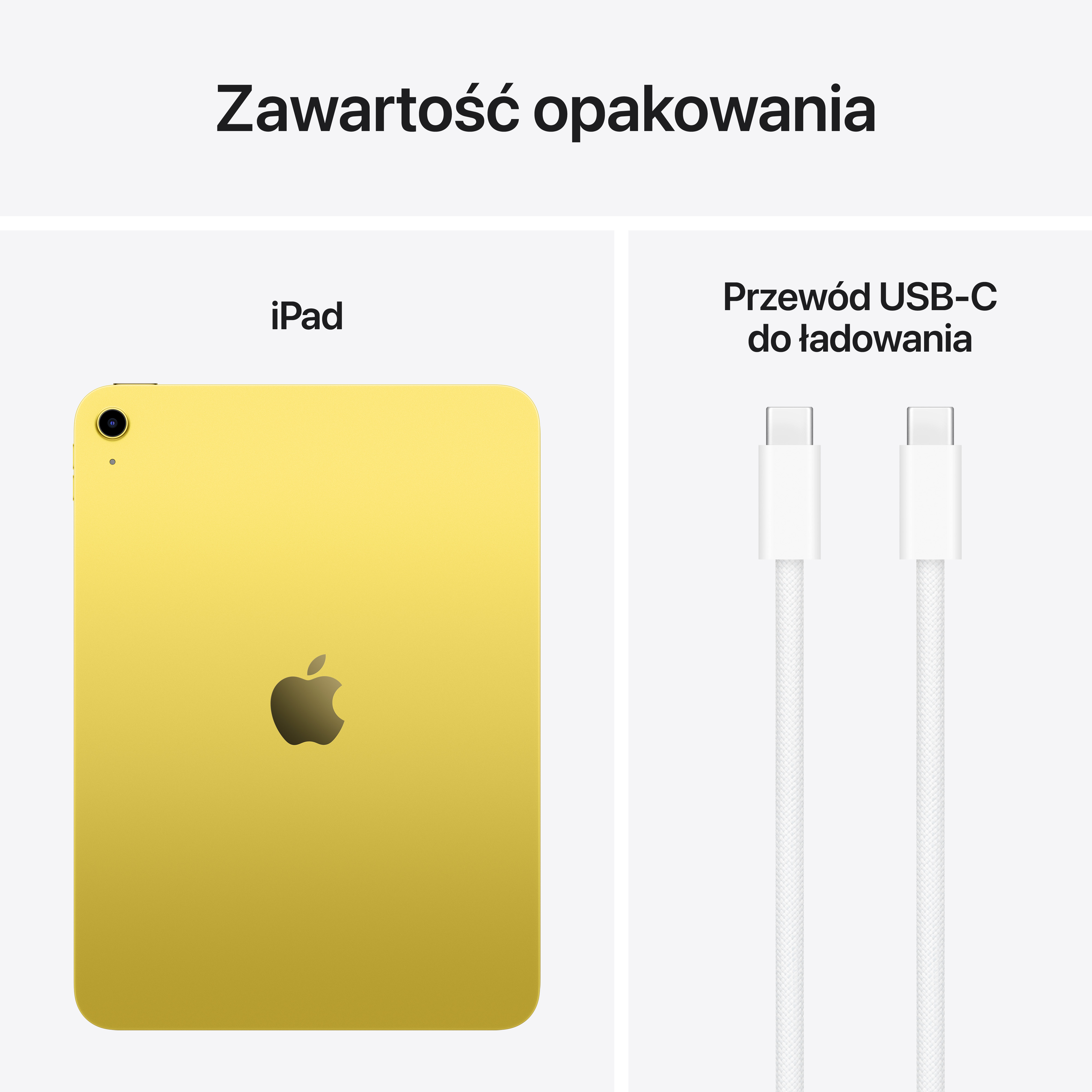 Tablet APPLE iPad 11 A16 (11. gen., 2025) 128 GB Wi-Fi Żółty