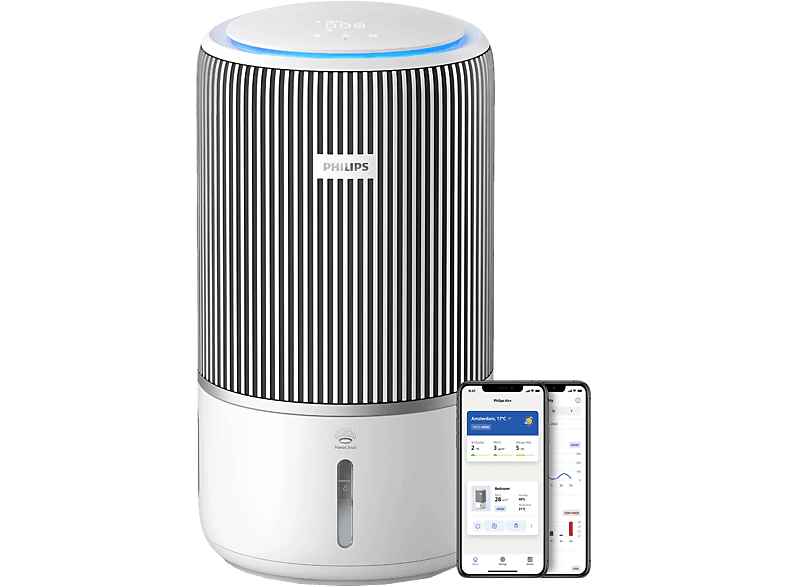 MediaMarkt, Philips Ac3420/10 2-In-1-Luftreiniger Und -Befeuchter Arktisweiss, 43 W, Raumgröße: 78 M², Hepa-, Aktivkohle-, Vorfilter, Haushalt, Heim & Hobby, Raumklima, Luftreiniger & Luftwäscher, AC3420/10