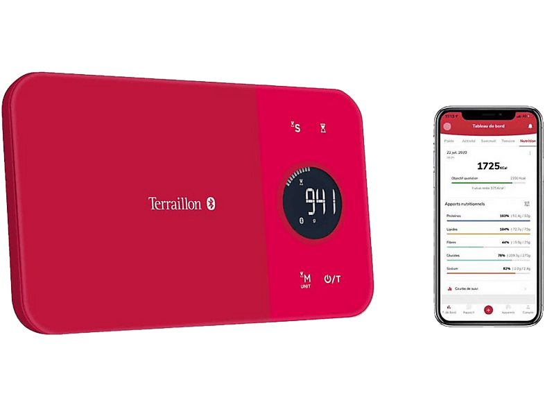 TERRAILLON 15113 Nutritab Küchenwaage, Max. Tragkraft: 5 kg