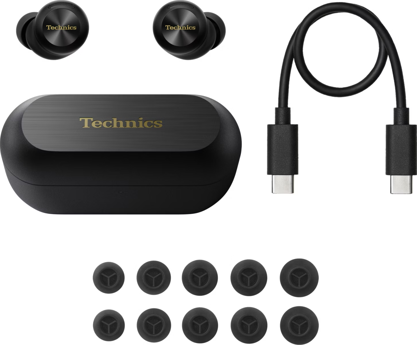 Y*e様 Technics EAH-AZ100 付属品完備 ブラック Technics EAH-AZ100 実機レビュー！EAH-AZ80と比較してみた！