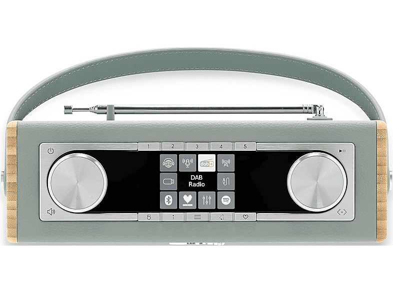 Roberts Radio Rambler Max DAB+/Internet Radio im Retro Design, Duck Egg — Foto 2 von 5