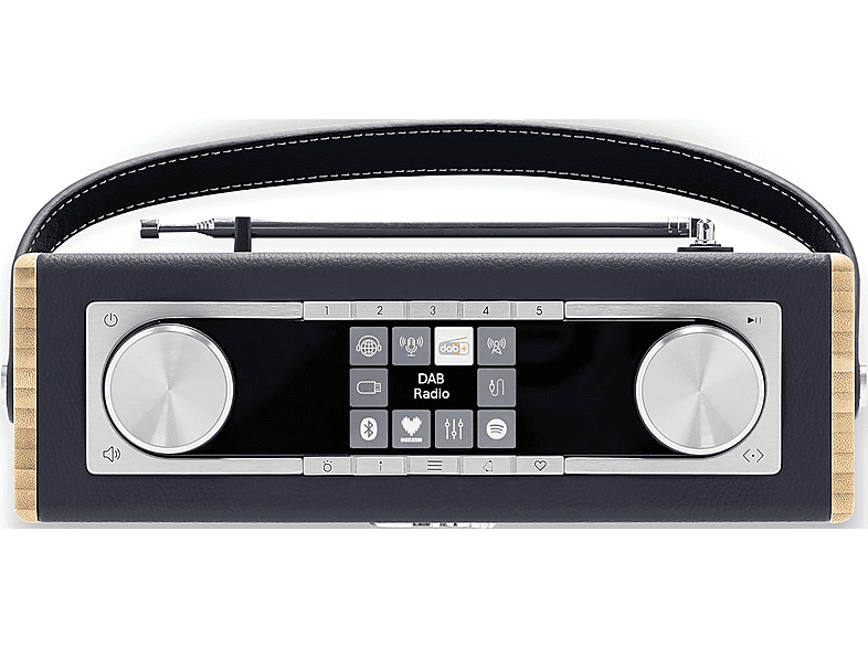 Roberts Radio Rambler Max DAB+/Internet Radio im Retro Design, Navy Blue — Foto 2 von 5