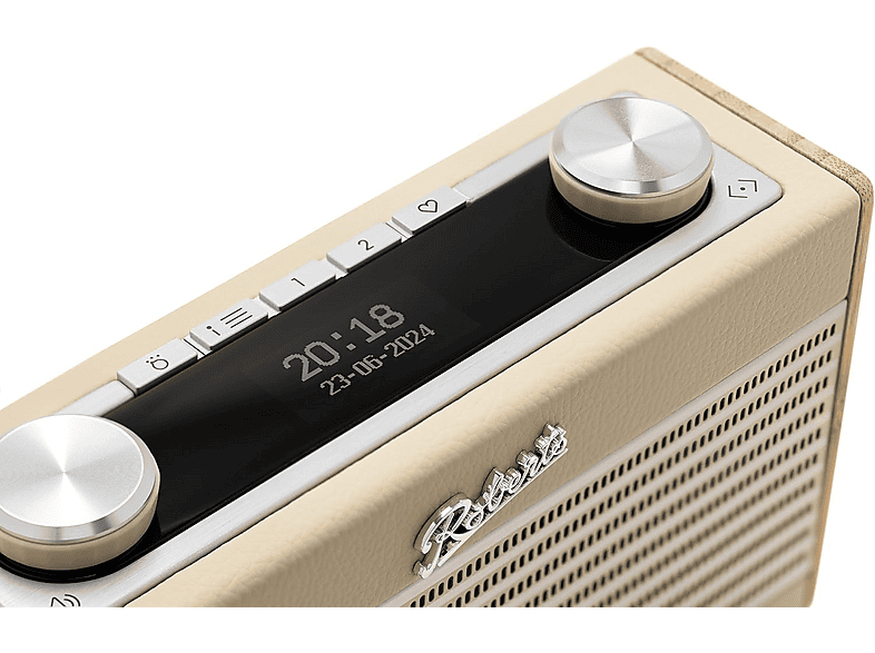 Roberts Radio Rambler Uno DAB+ Radio im Retro Design, Pastel Cream — Foto 4 von 5