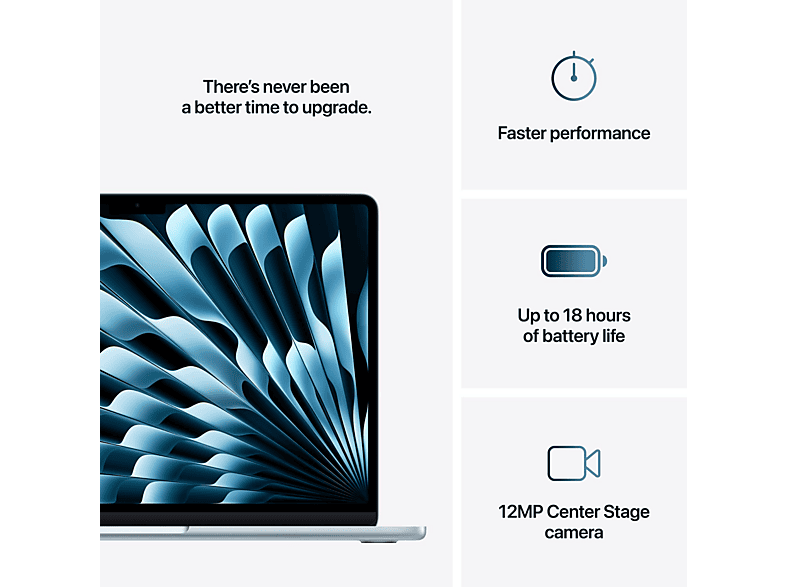 APPLE MacBook Air 13 inch | M4 | 16 GB - 512 GB - Sky Blue kopen
