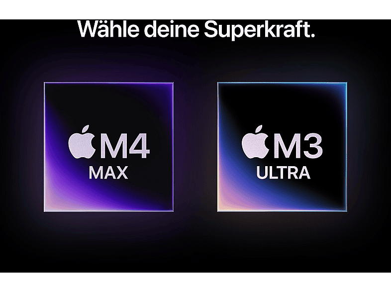 APPLE Mac Studio, MU963D/A, macOS, Mini PC mit Apple M4 Max Prozessor, 36 GB RAM, 512 SSD, 32-Core GPU