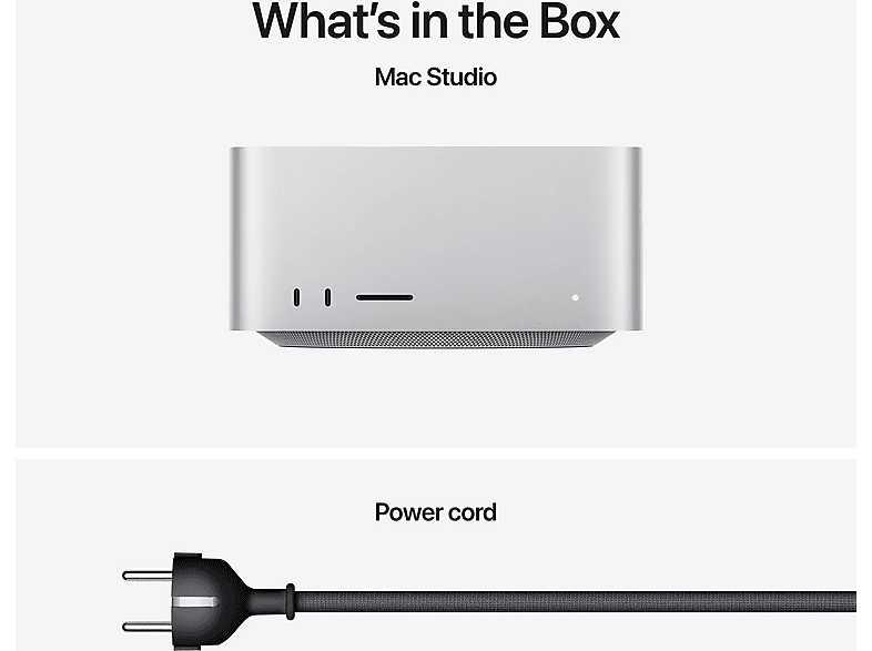 APPLE Mac Studio (2025) M3 Ultra, Mini PC mit Apple M-Series M3