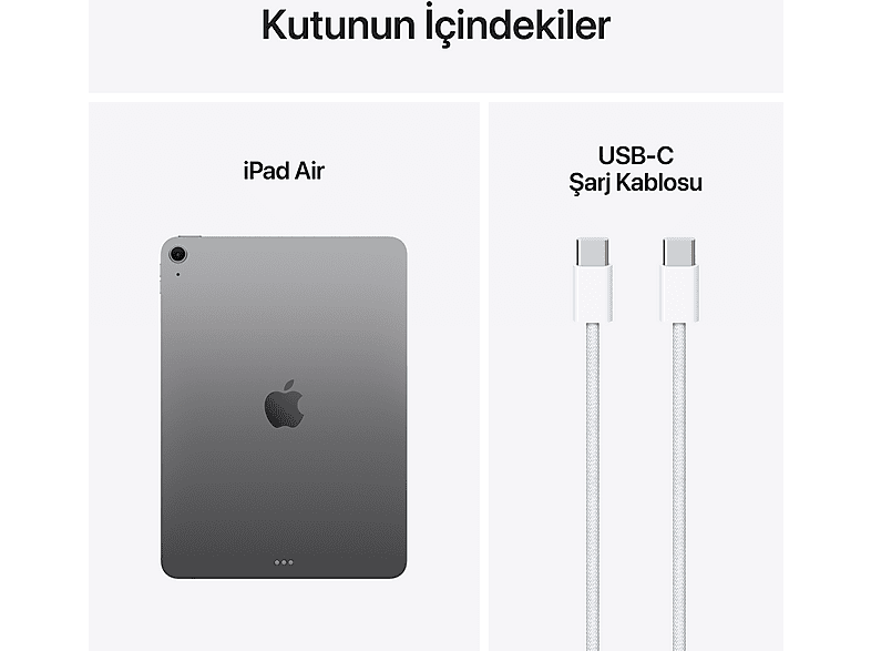 APPLE iPad Air 11 inç M3 Wi-Fi 512 GB Tablet Uzay Grisi MCA74TU/A
