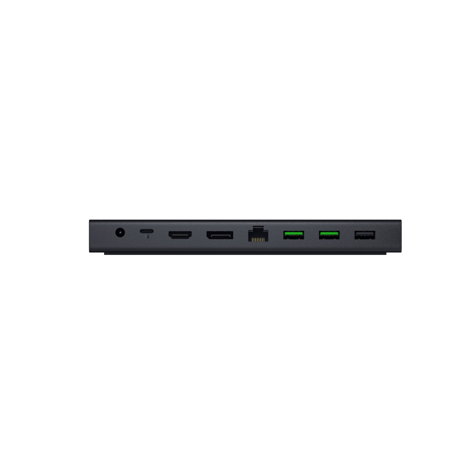 A black device with various ports visible, including power, HDMI, USB, and ethernet.