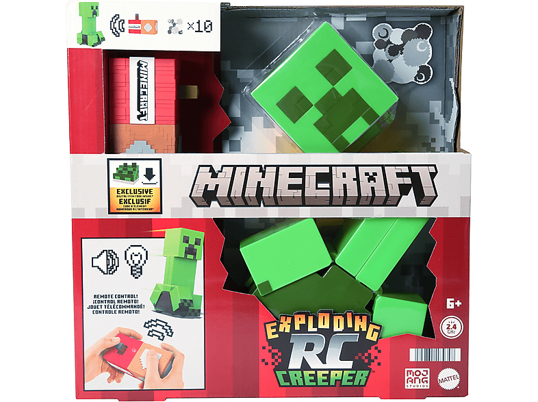 Thumbnail - MINECRAFT HRR48 EXPLODING RC CREEPER Spielfigur, Grün