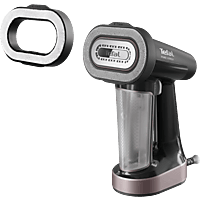 MediaMarkt TEFAL DT8765 Pure Force 3-in-1 Kledingstomer Cinnamon Pink Metal & Black Glamma aanbieding