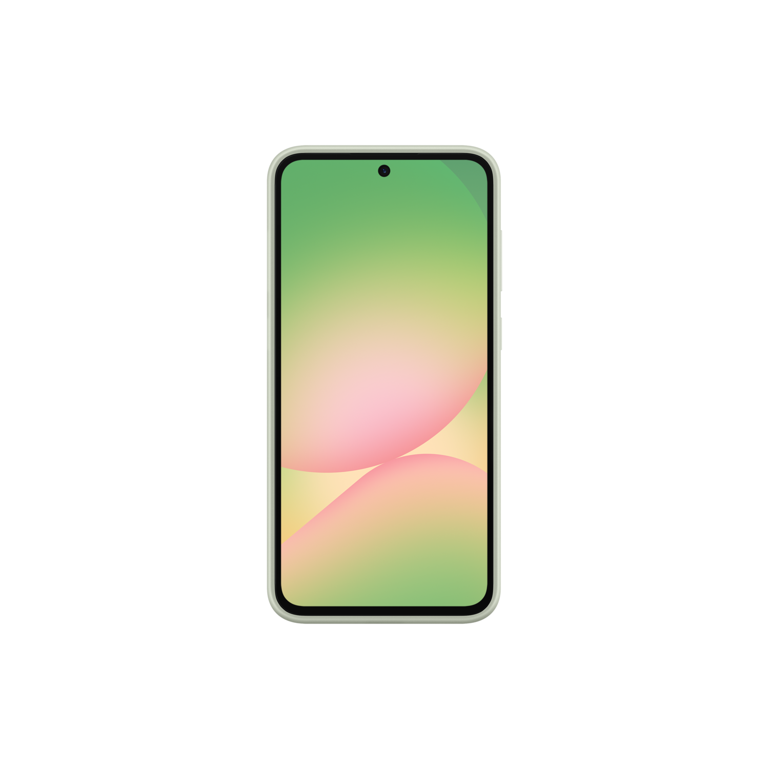 Een telefoon op een zwarte achtergrond met een kleurrijk scherm.