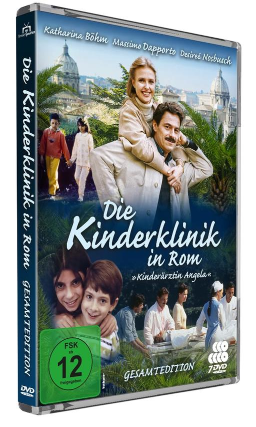 DVD-Hülle zeigt Filmplakat. Ein Mann trägt eine Frau, darunter Kinder. Palmen und Gebäude im Hintergrund.