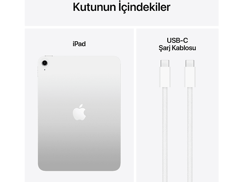 APPLE iPad (A16) Wi-Fi 128 GB Tablet Gümüş MD3Y4TU/A Fiyat