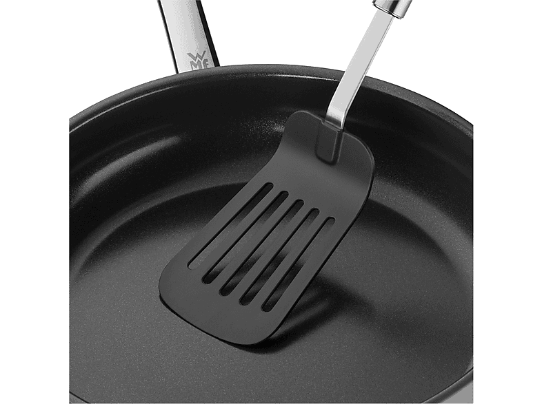 WMF 1872319990 Profi Plus roerflits, garde met roestvrij stalen kogels, Cromargan roestvrij staal, deels gematteerd, garde, vaatwasmachinebestendig, chroom, 27 cm