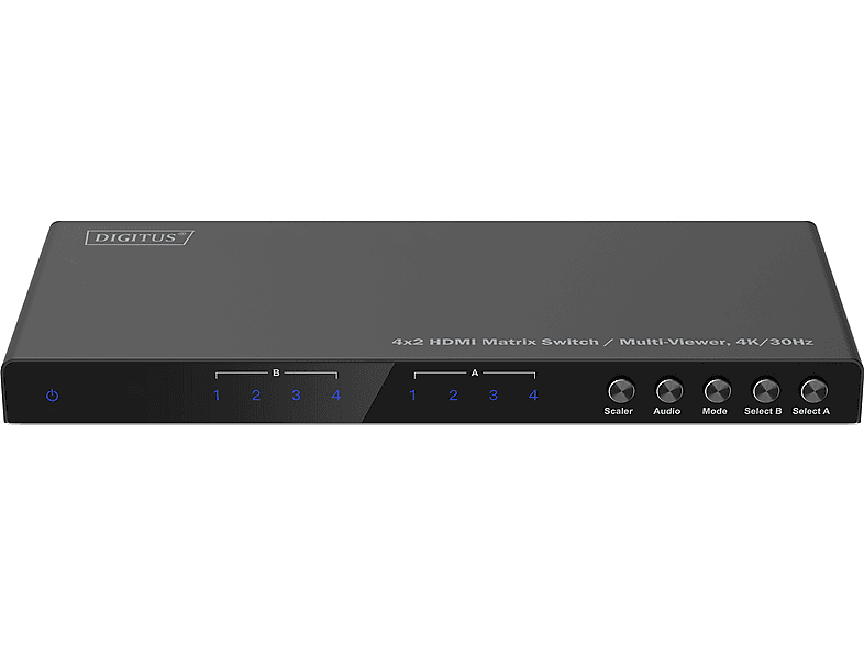 DIGITUS DS-55345 4x2 HDMI Matrix Switch / Multi-Viewer, 4K/30Hz; 4x2 Matrix Switch / Multi-Viewer----4x2 Matrix Switch / Multi-Viewer — Foto 2 von 5