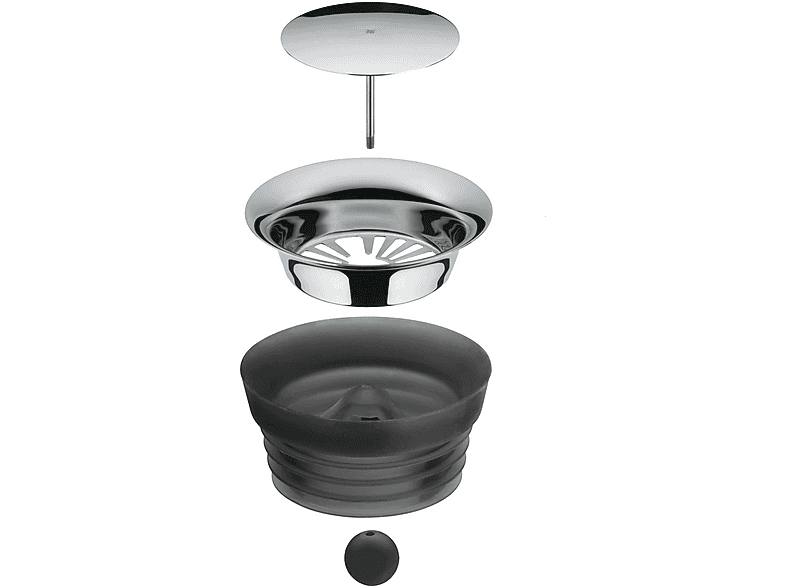 WMF Basic 1,5 Liter Wasserkaraffe Transparent/Schwarz