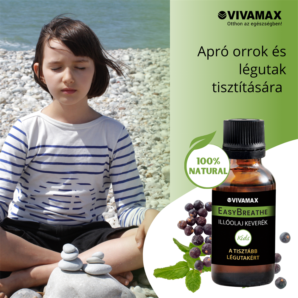 Lány meditál a tengerparton, illóolajjal.