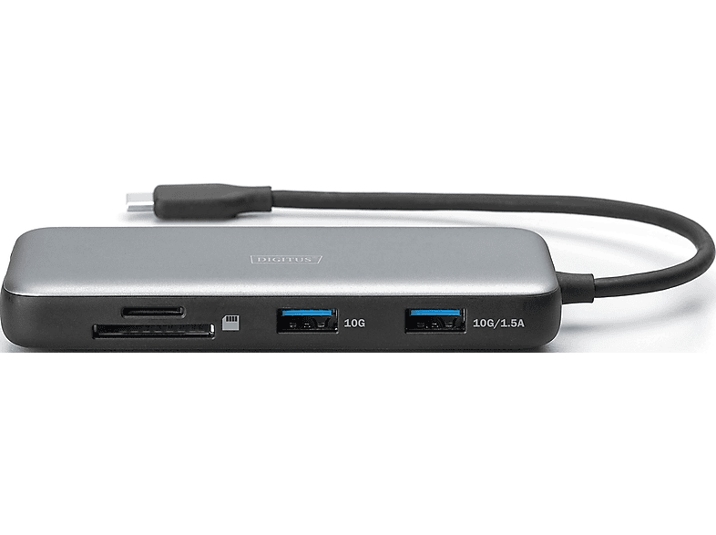 DIGITUS DA-70914 USB-C Docking Station, 7-Port; USB-C Docking Station----USB-C Docking Station — Foto 2 von 5