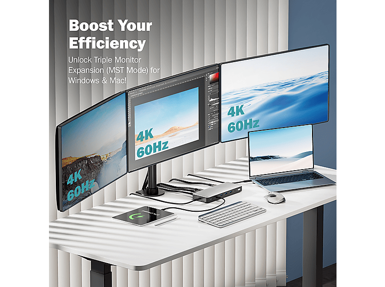 DIGITUS DA-70918 USB-C Docking Station, 13-Port; USB-C Docking Station----USB-C Docking Station — Foto 5 von 5