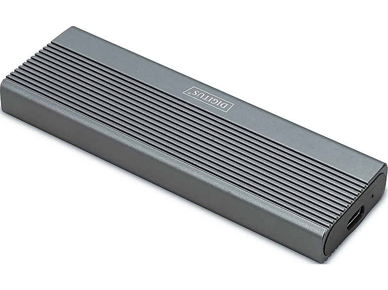 DIGITUS DA-71154 USB M.2 Festplattengehäuse, SSD, extern, SATA, 6Gbps, USB 3.1 Gen2, Aluminium, werkzeugfrei; M.2 SATA SSD-Gehäuse----M.2 SATA SSD-Gehäuse — Foto 4 von 5