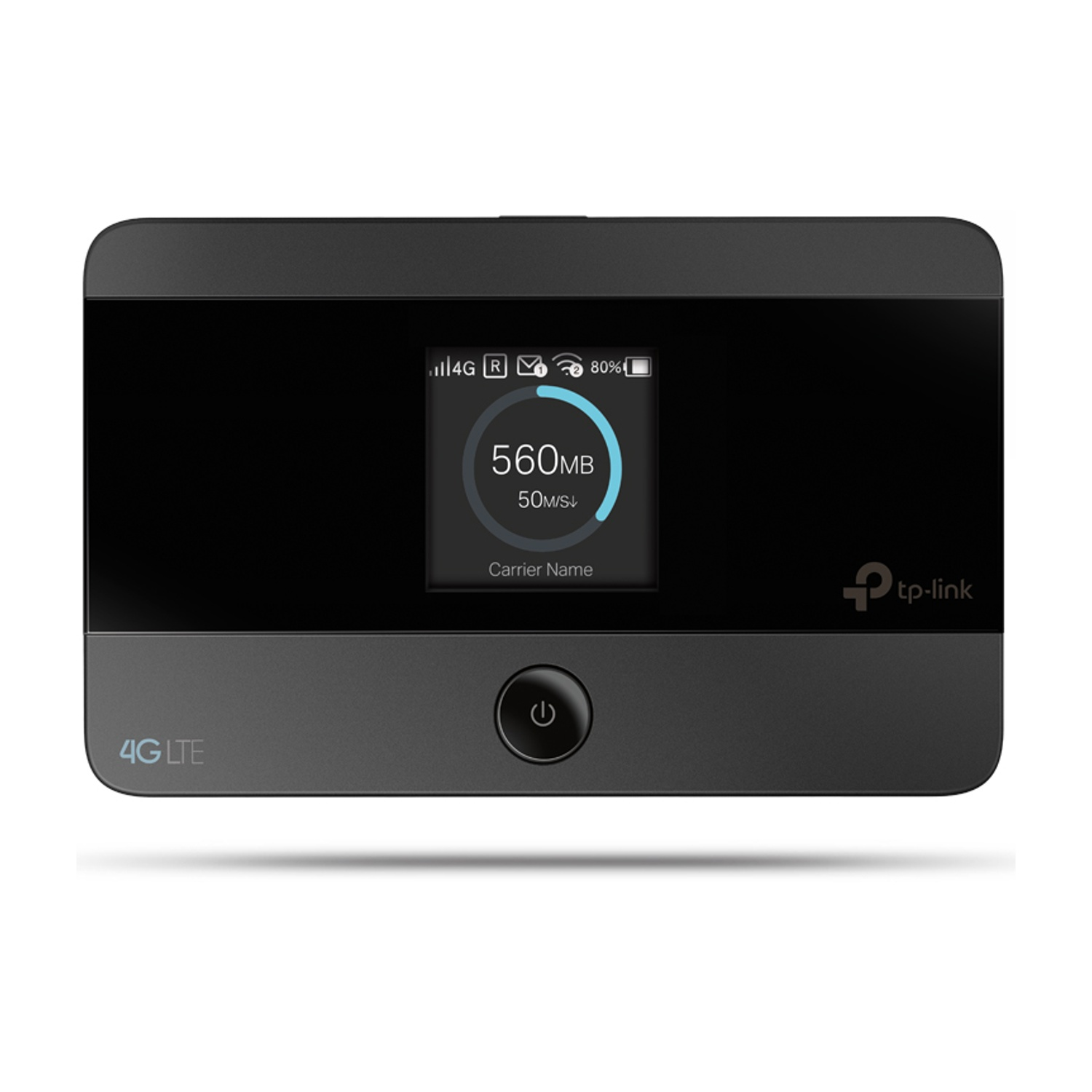 Router WiFi mobile 4G LTE nero.