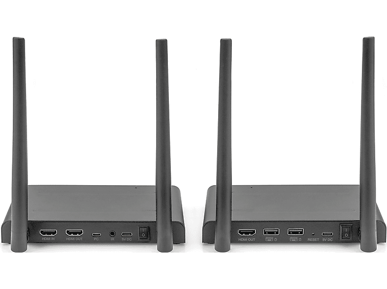 DIGITUS DS-55328 4K Wireless HDMI KVM Extender Set, 150 m; Wireless HDMI KVM Extender Set----Wireless HDMI KVM Extender Set — Foto 2 von 5