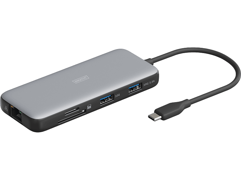 DIGITUS DA-70914 USB-C Docking Station, 7-Port; USB-C Docking Station----USB-C Docking Station