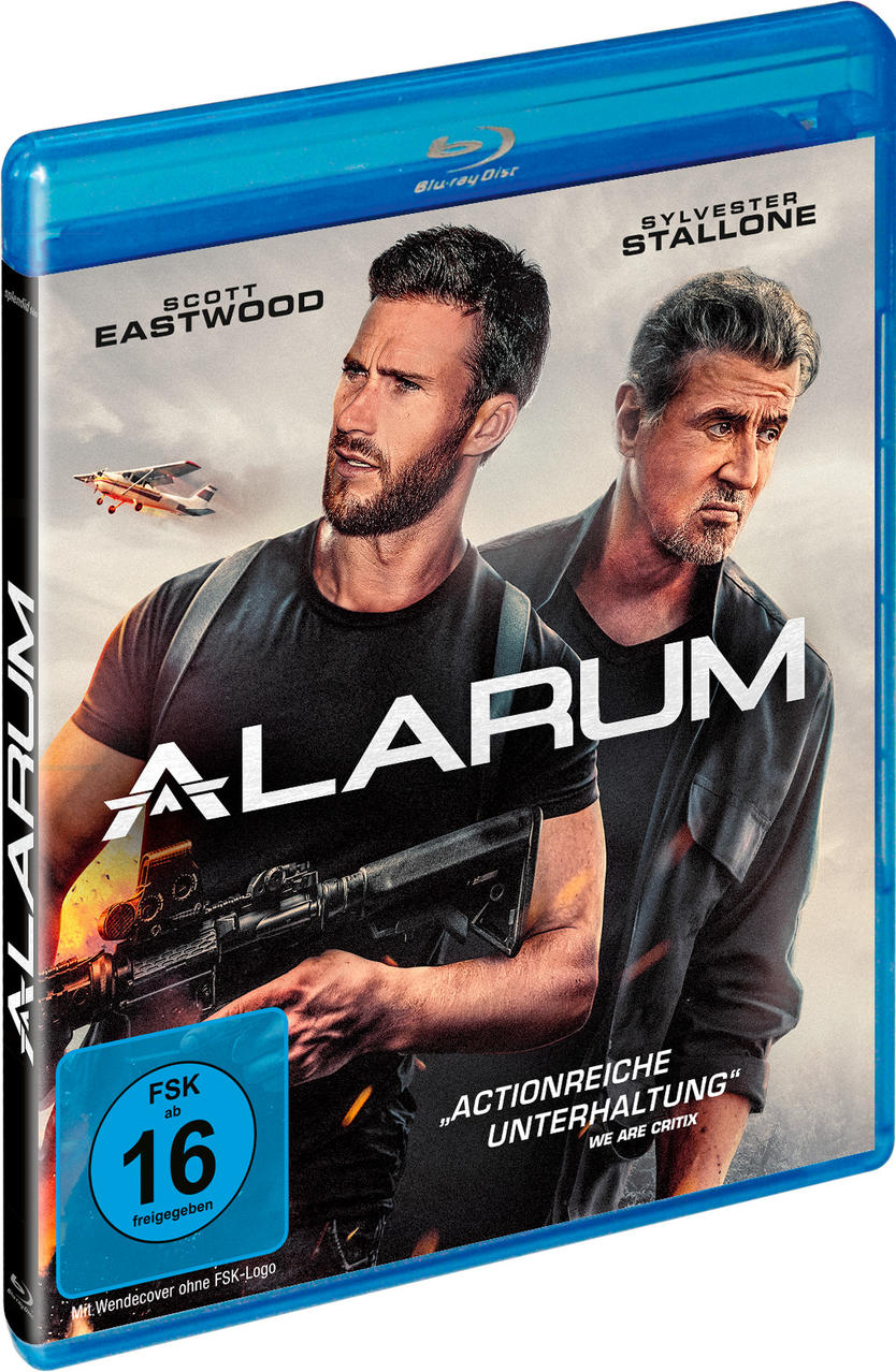 Eine Blu-ray-Disc-Hülle mit zwei Männern auf dem Cover. Text auf Deutsch.