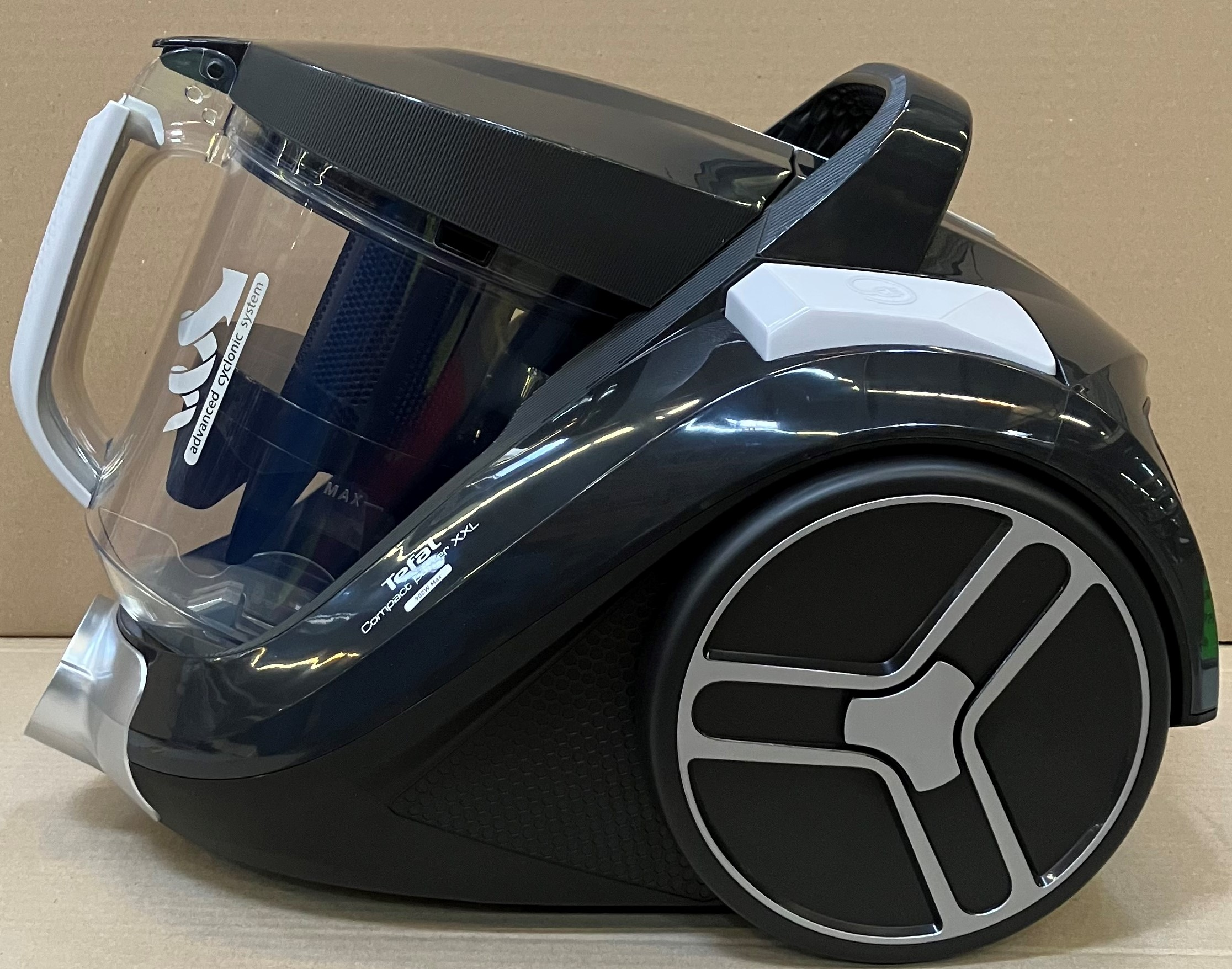 OUTLET-  Odkurzacz bezworkowy TEFAL Compact Power XXL Total Clean TW4B36EA Czarny