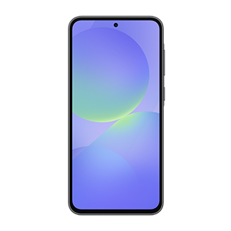 Ein Smartphone mit großem Bildschirm, der ein abstraktes Muster zeigt.