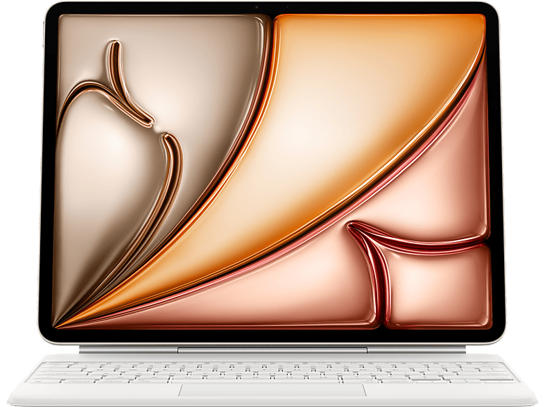 Apple Magic Keyboard, Funda con teclado para el iPad Air de 11 pulgadas M3, Español, Blanco