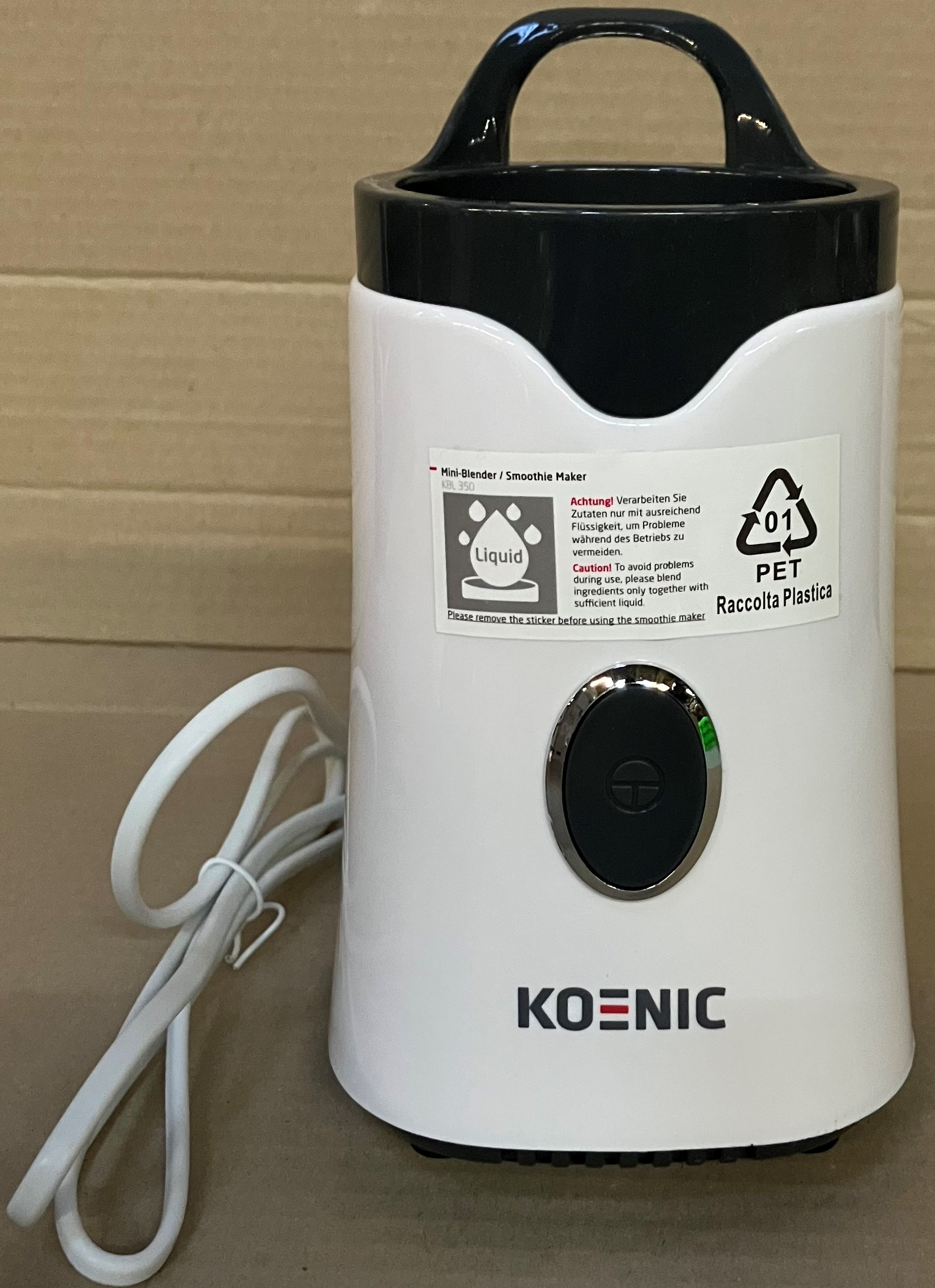 OUTLET - Koktajler KOENIC KBL 350 Biało-szary